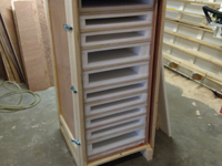 Computer Rack Wooden Case